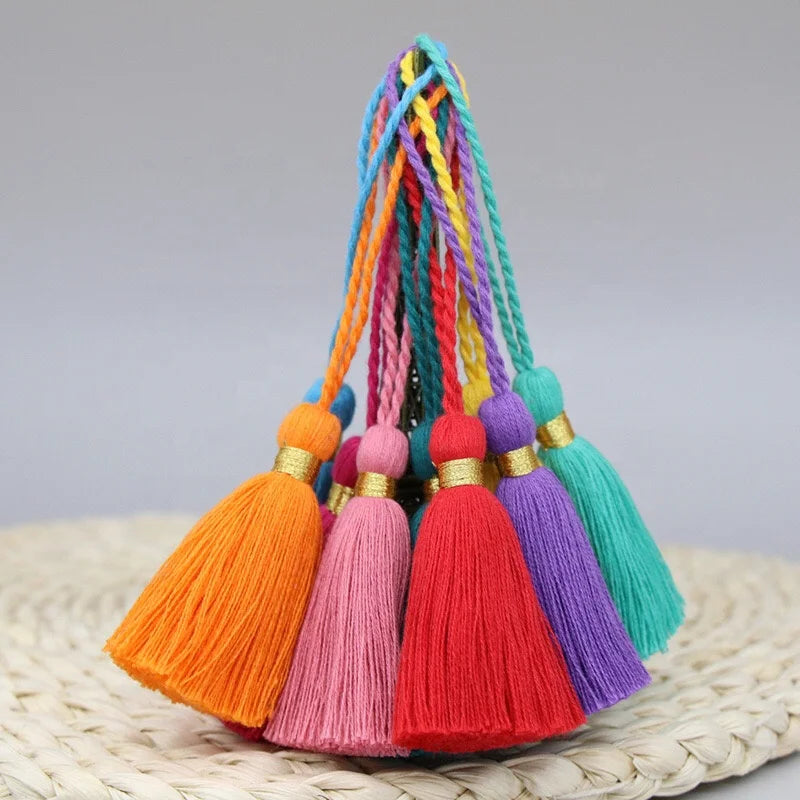 Short 6CM Cotton Tassel Fringe Handmade DIY Decorative Home Textile Clothing Garment Curtains Cellphones