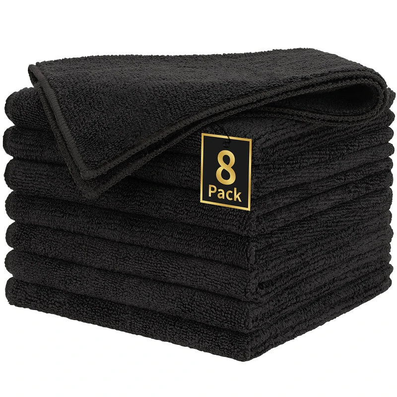 Eco-Friendly 300GSM Microfiber Cleaning Cloths 32*32cm Super Absorbent Cleaning Towel Reusable Microfiber Kitchen Car Towels