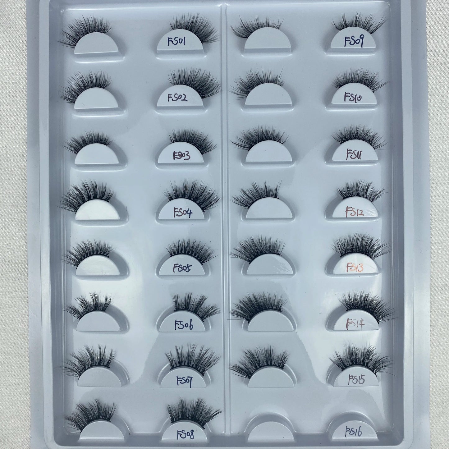 FS01-15 Lashes Wholesale Half Moon Lash Light Half Hair Faux Mink Half Lashes Private Label Natural Vegan Eyelash