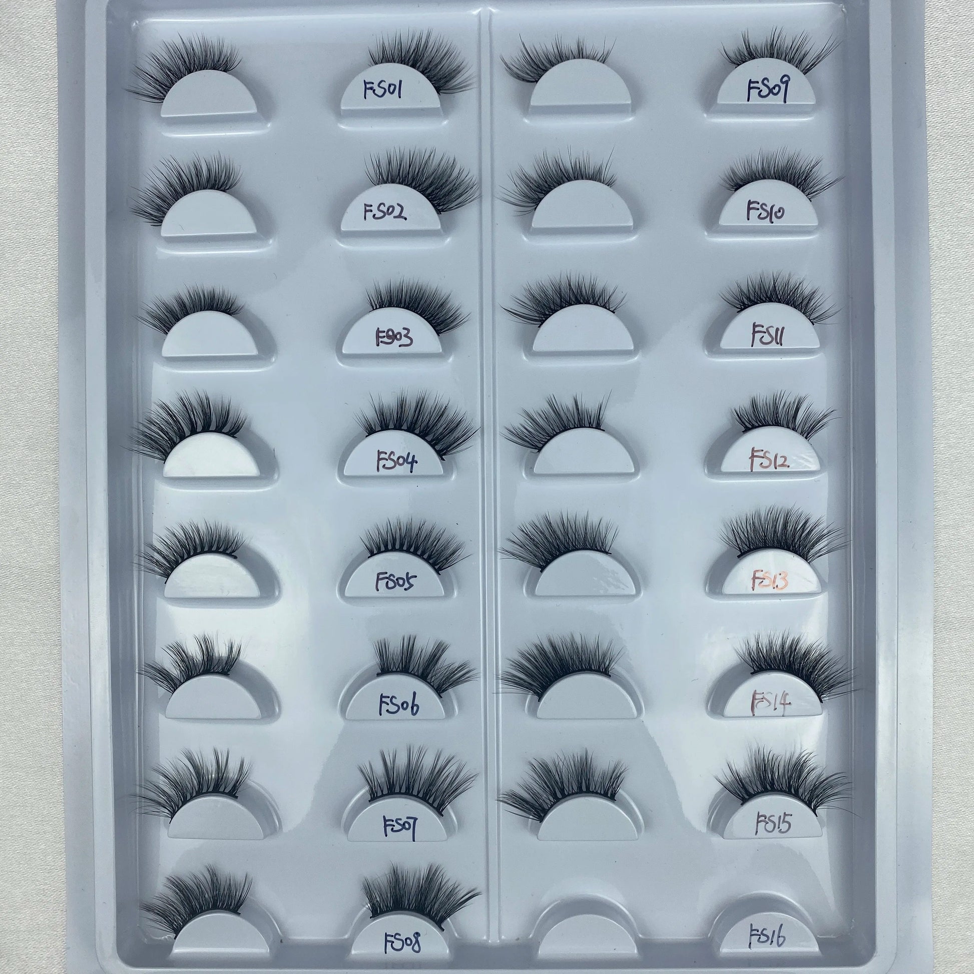 FS01-15 Lashes Wholesale Half Moon Lash Light Half Hair Faux Mink Half Lashes Private Label Natural Vegan Eyelash