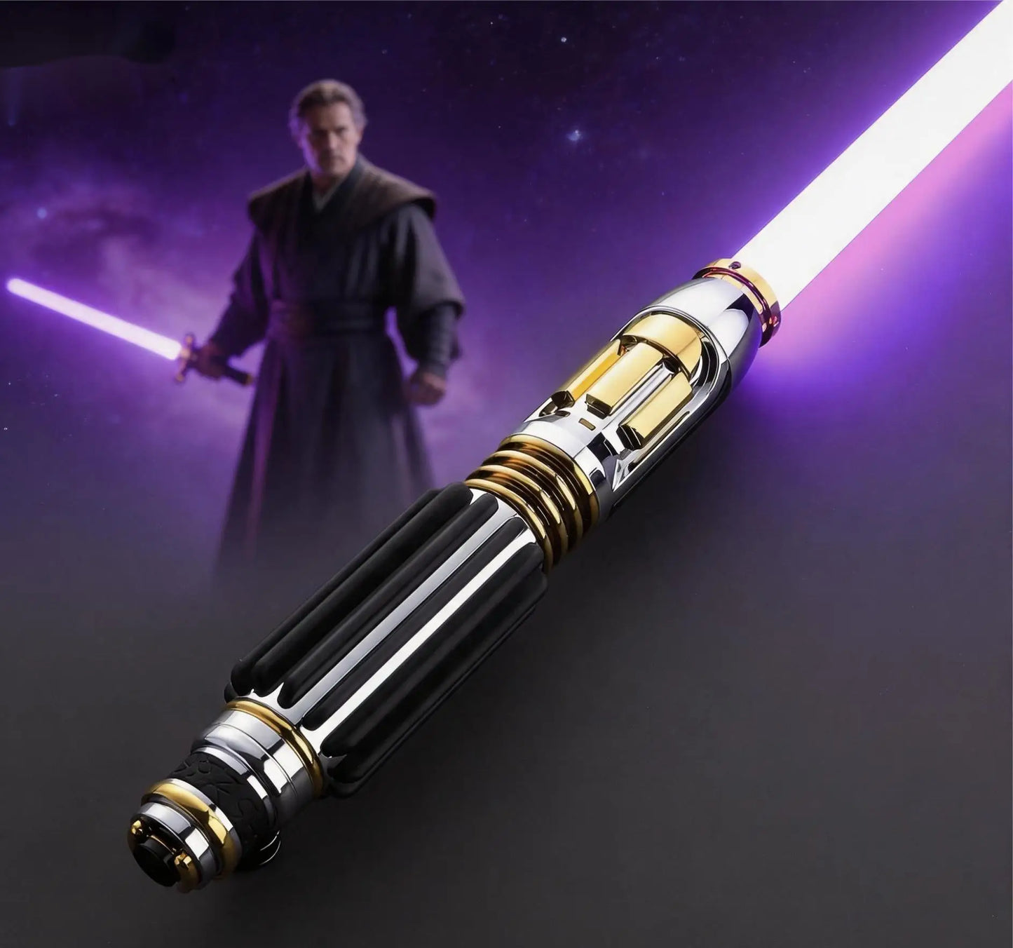 Mace Windu Lightsaber Neopixel Color Changing Metal Hilt Xenopixel V3 Smooth Swing Star t Wars Realistic Force FX Saber for D