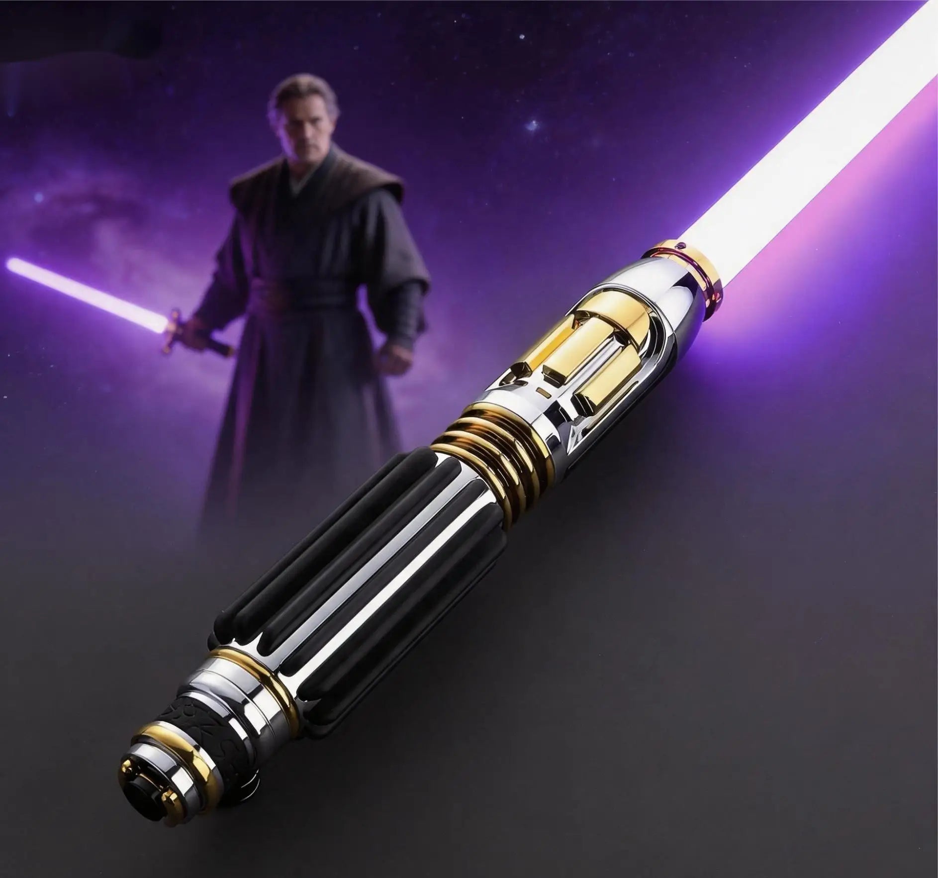 Mace Windu Lightsaber Neopixel Color Changing Metal Hilt Xenopixel V3 Smooth Swing Star t Wars Realistic Force FX Saber for D