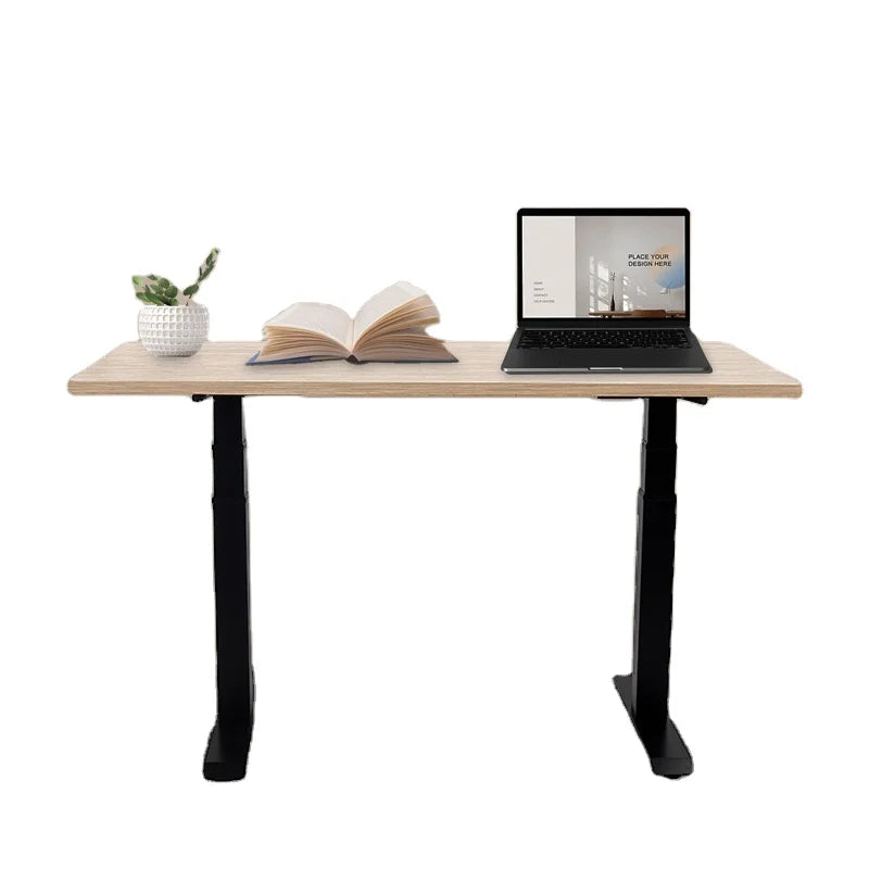 Good Quality Ergonomic Dual Motor Sit to Stand 2 Stages Lifting Adjustable Electric Gaming Metal Frame Standing Desk