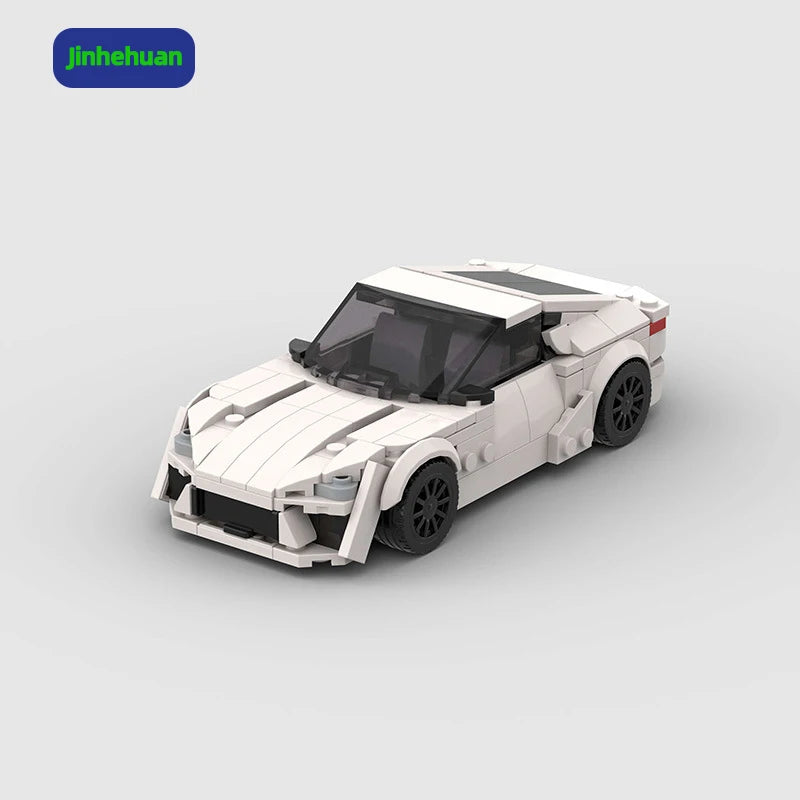 Creative New Best Price Building Block Toy Model Toy White Moc Bricks Sports Car for Boys Gift Car Building Block Sets