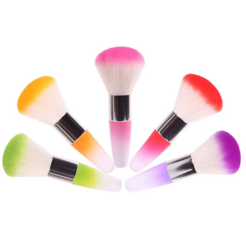 Nail Art Care Manicure Pedicure Nail Brush Set Soft Remove Dust Small Angle Cleaner Acrylic UV Powder Remover Brush Made High