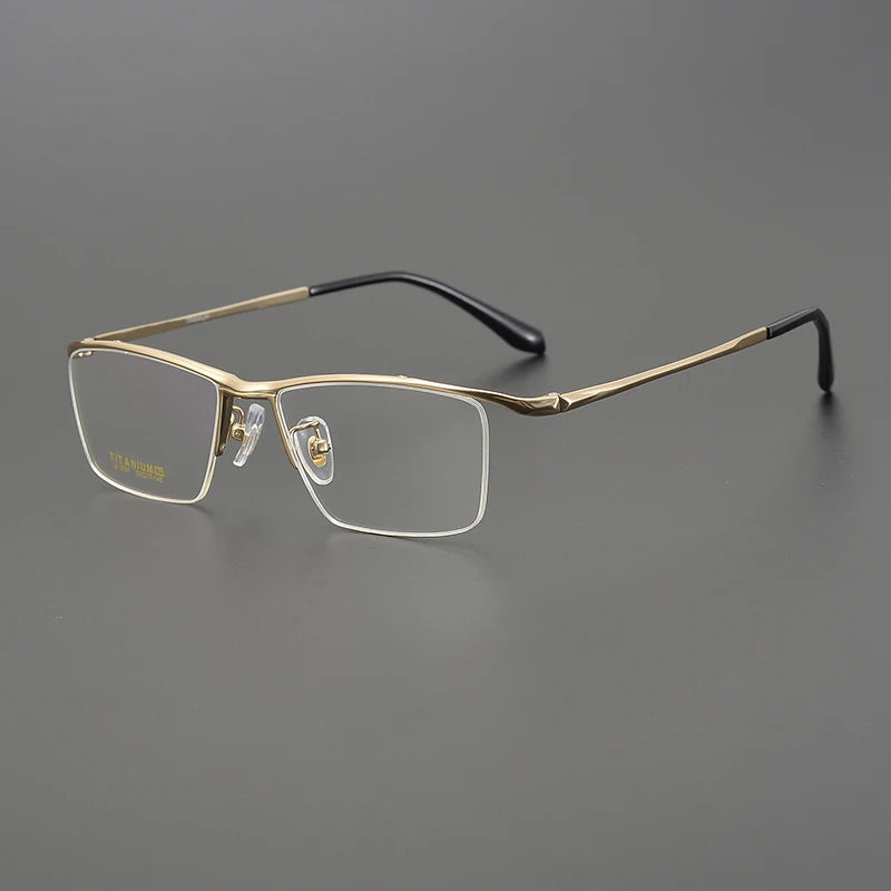 High Pure Titanium Optical Frame Good Quality Glasses for Men and Women Titan Eyewear Frames CS-LA6101