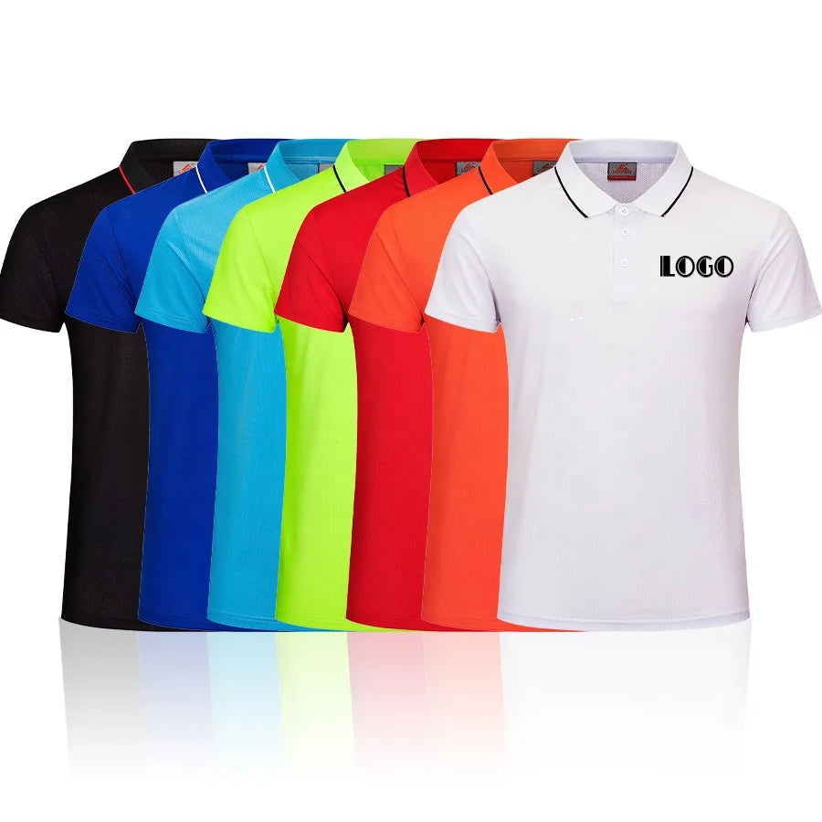 Custom Designed Men's Quick Dry Golf for Polo Shirt 92% Polyester 8% Spandex Anti-Wrinkle with Print Pattern Your Own Brand
