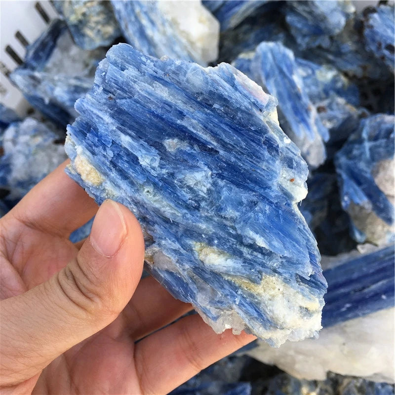 Wholesale Natural Raw Crystal Stone Healing Rough Blue Kyanite Specimen for Decoration