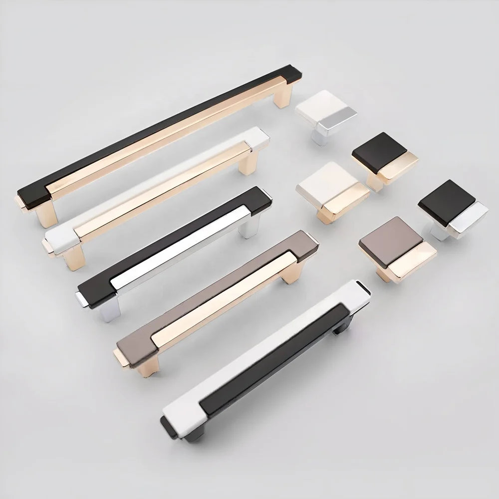 Zuogang Modern Hardware Furniture Handle Cabinet Dresser Drawer Door Knobs Zinc Alloy Wardrobe Handle