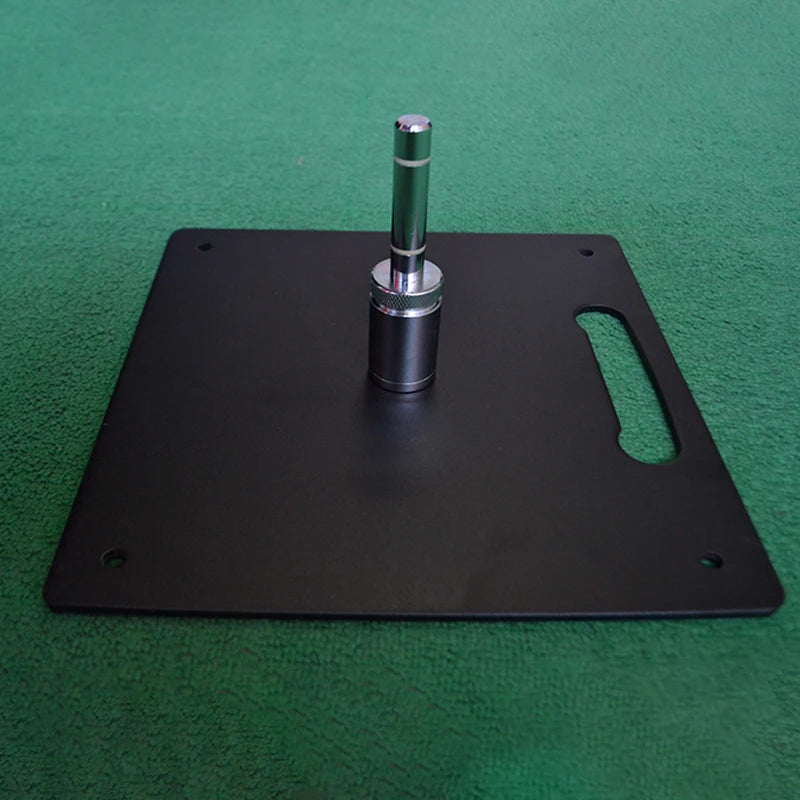 FEAMONT Hot Selling Flag Base 4.3KG Square Iron Plate Base Teardrop Flag Base With Rotating Shaft