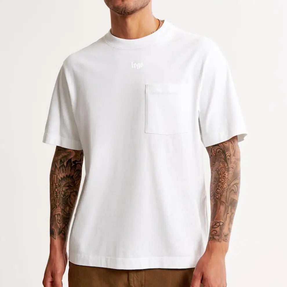 180g 7900 Custom Sports T Shirt for Men 100% CottonT-Shirt Print Sleeve Muscle Fitness Men's T-Shirts