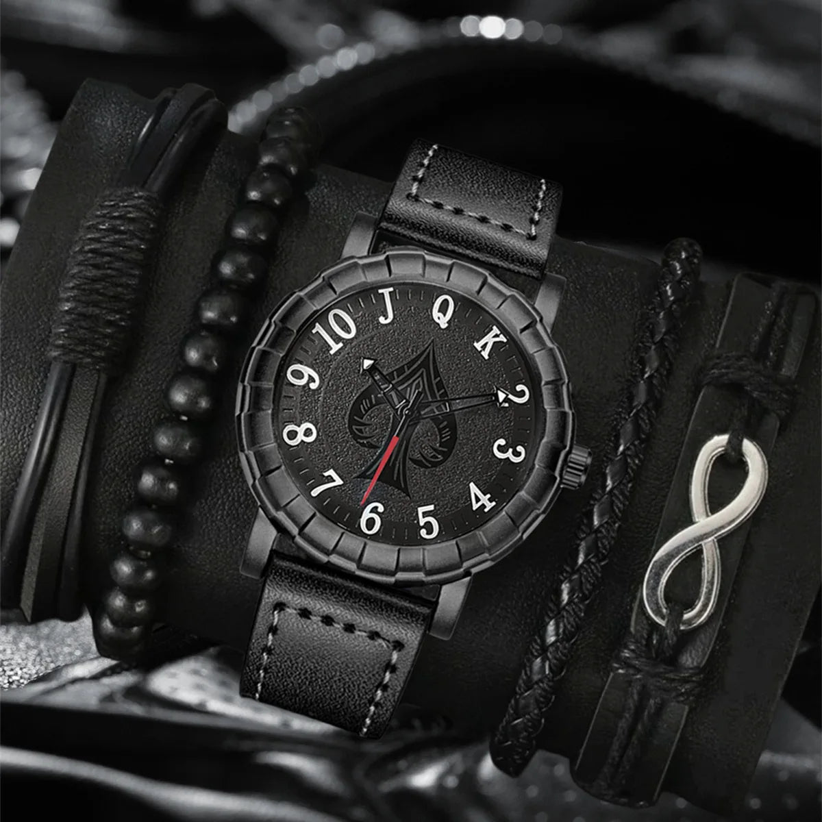 Factory Best-selling Men's Personalized Digital Leisure Fashion Sports Belt Watch Quartz Watch