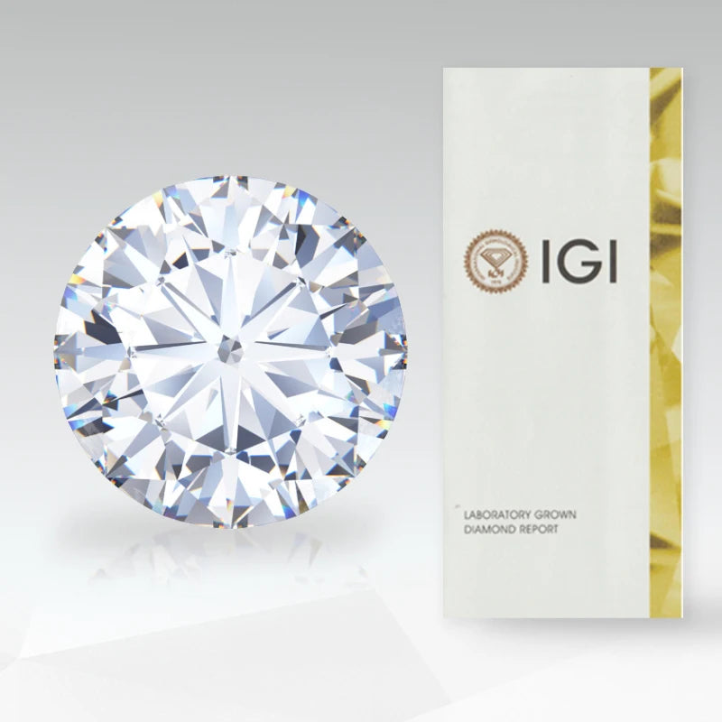 Discount IGI Lab Diamond HPHT 1ct Round White D VS1  Lab Grown Diamond Synthetic 1ct Loose Diamonds