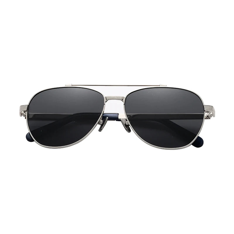 Luxury Double Bridge Metal Anti Glare Driving Sun Glasses Men Women Shades Polarized Sunglass