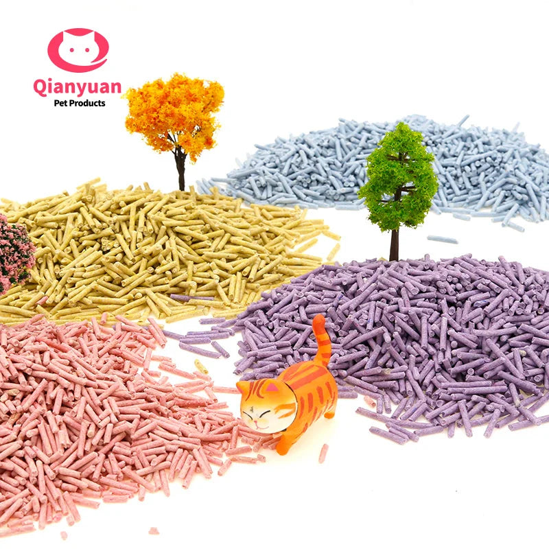 High Quality Original Green Tea Honey Peach Tofu Cat Litter Eco-Friendly Super Absorption Moisture Control Pet Training Suppl