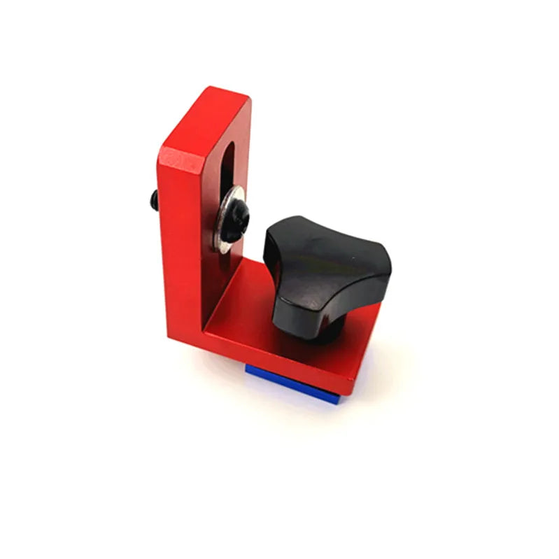300-800mm Aluminium Profile Fence Miter Fence Stopper T-tracks and Sliding Brackets Miter Gauge Fence Connector for Woodworki