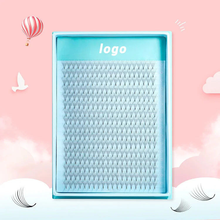 Long Steam Lashes Tray Pre Made Extension Fans 3d 4d 5d 6d 10d 12d 14d Loose Pointy Base Premade Volume Fans Eyelash Extensio