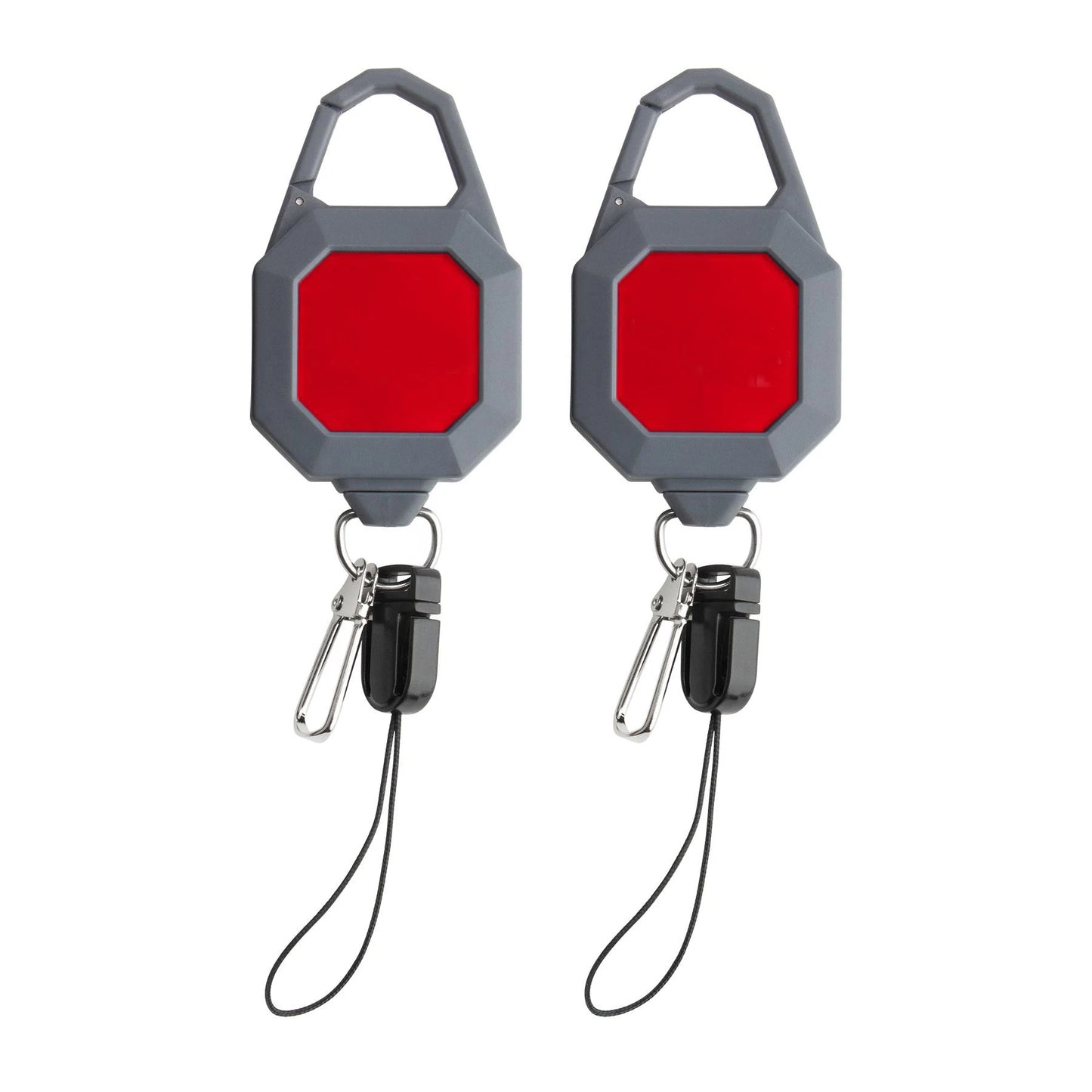 Fly Fishing Zinger Retractor Locking Retractable Gear Tether Retractable Keychain Steel Retractable Cord