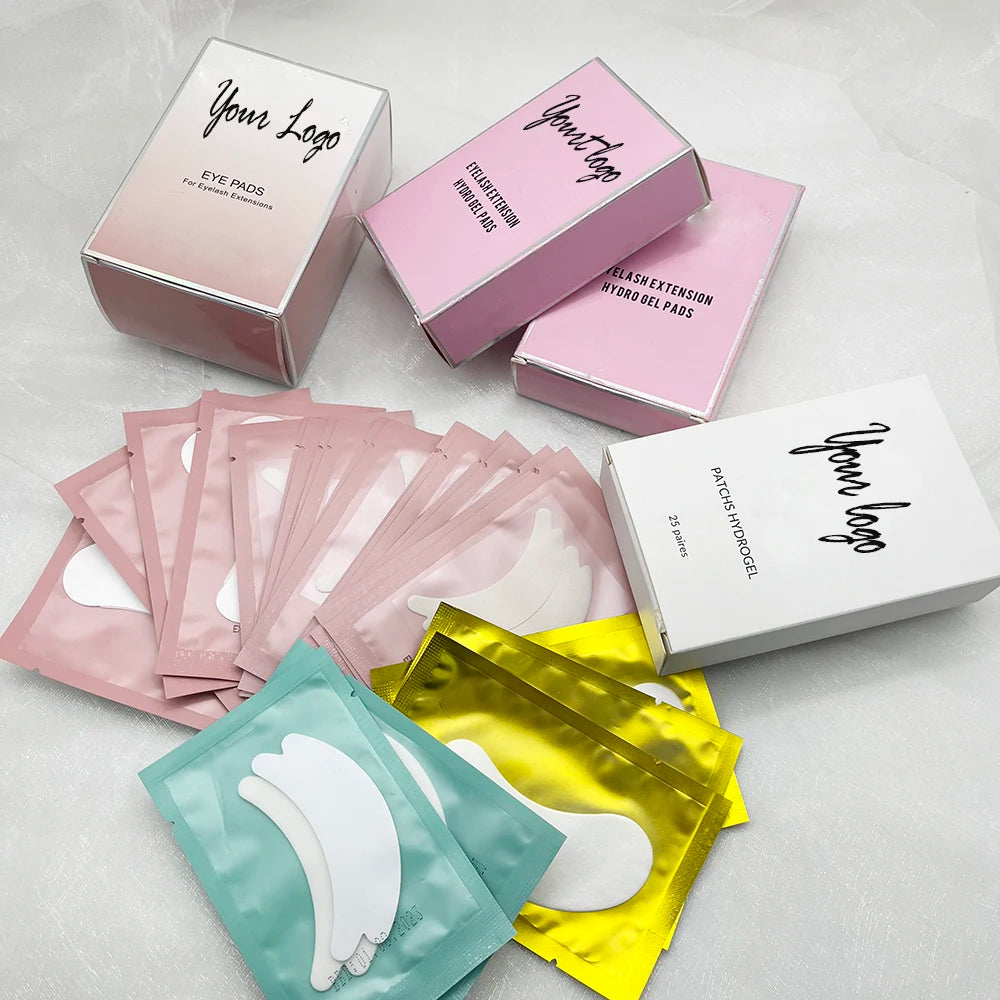 Wholesale Lash Extensions Eye Pads Lint Free Under Eye Patches Eyelash Extensions Private Label Hydrogel Under Eye Pads
