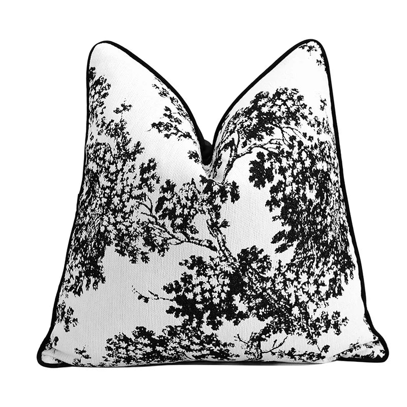Luxury Cream Throw Pillow Covers Texture Cushion Cover Furniture Interior Decoration 45*45CM 50*50CM