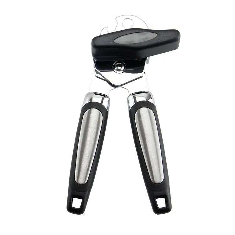 Stainless Steel Manual Can Opener for Promotional Gifts Eco-Friendly with Customized Logo and Non-slip Handle