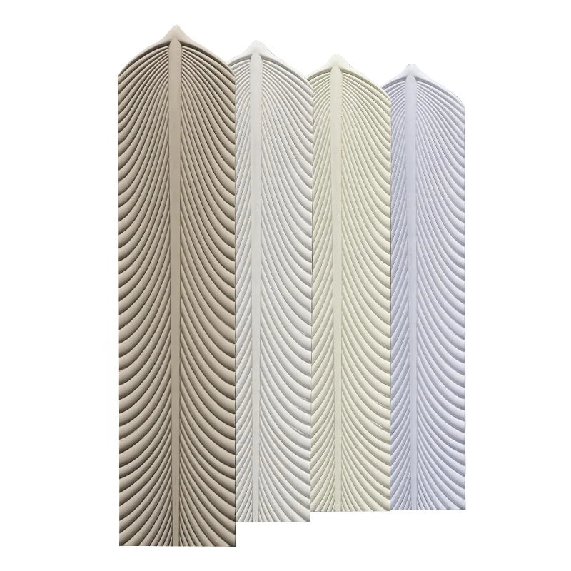 manufactured thin and light stone veener wall featuring decoration pu Feather stone cladding