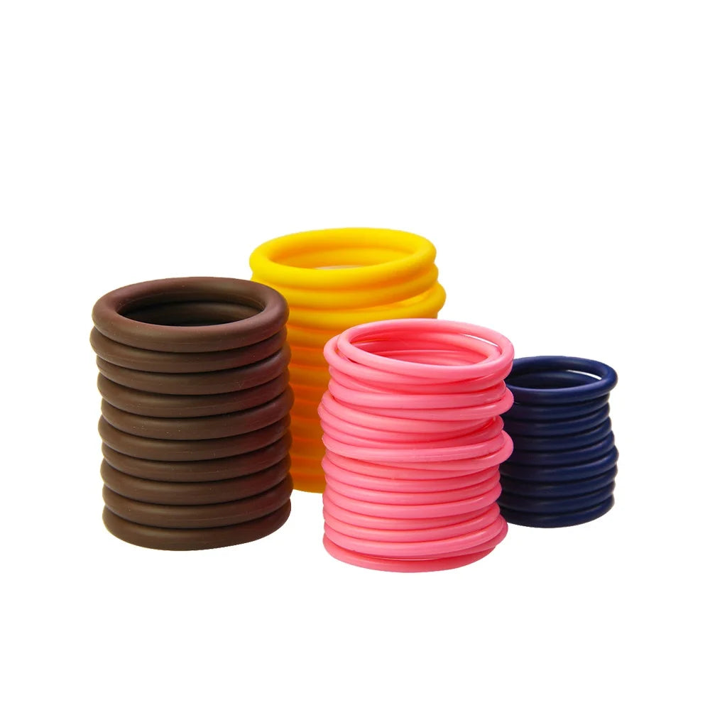 Excellent Quality Customization Size Color Material Fkm Nbr Epdm Silicone Rubber Colored Silicone O-Ring O Rings