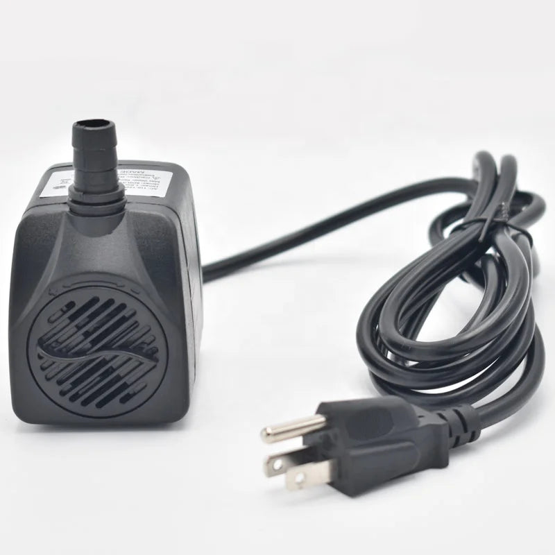 110V/60HZ 220V/50HZ/60HZ Custom 16W Plastic Submersible Water Pump for Aquarium Rockery Hydroponics-Eco-Friendly 1.6M H-max