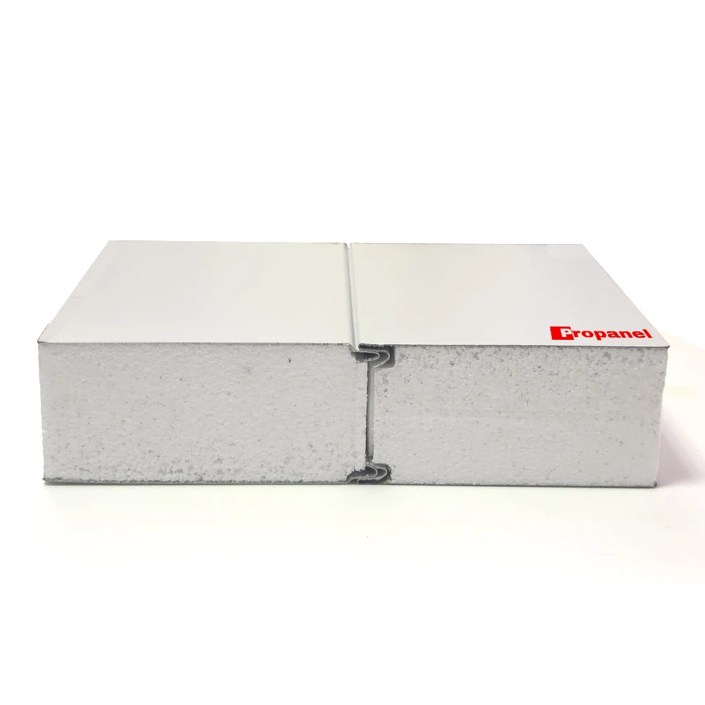 Building Material Corrosion Resistant Waterproof Eco-Friendly Prefab Exterior Wall/Roof System EPS Sandwich Panel for Hotel Use