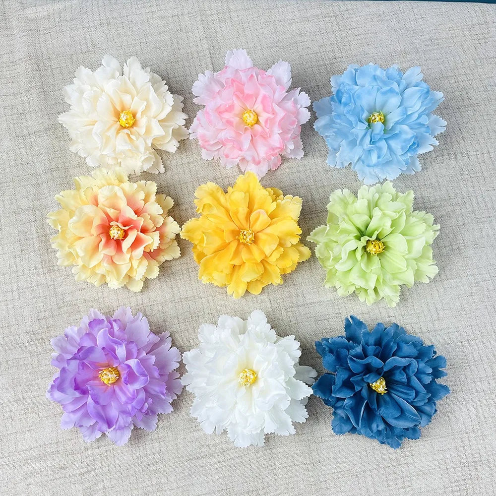 New Model Silk Peony Flowers DIY Decoration Artificial Peony Flower Heads