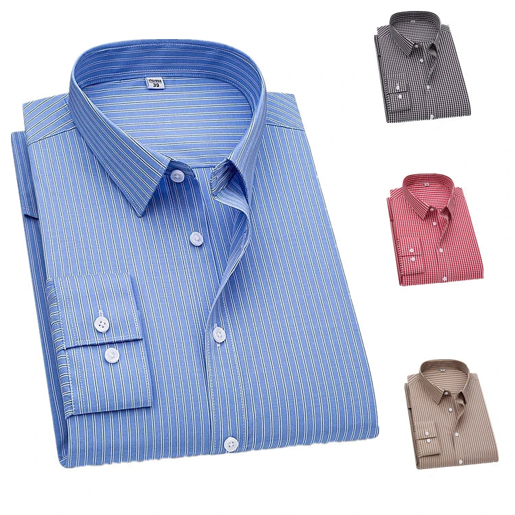 TS2112 Wholesale 15 Colors Long-sleeved Professional Formal Shirt for Men Bamboo Fiber Latest Formal Shirts Designs for Men