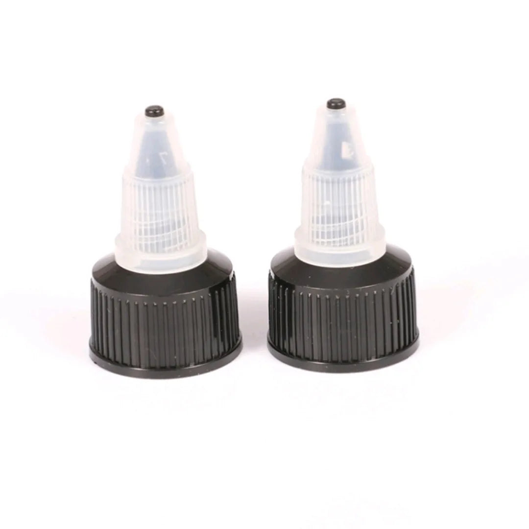 Reusable Non-Spill Push-Pull Food Grade PP Material Sharp-Pointed Mouth Cap Essential Lid for Bottles
