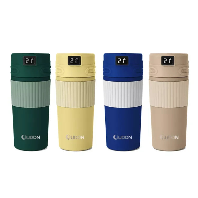 FX Factory Smart Coffee Mug 480ml Office Drinking Cup LED Temperature Display Custom Logo Print Dishwasher Safe Valentines Gi