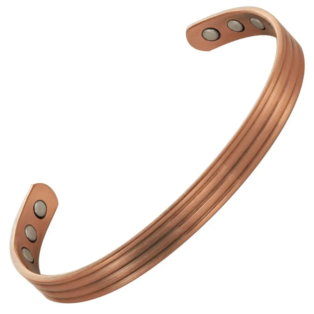 Thin Fine Jewelry Copper Magnet Therapy Bangles Simple Design Fashionable Bracelets for Sale