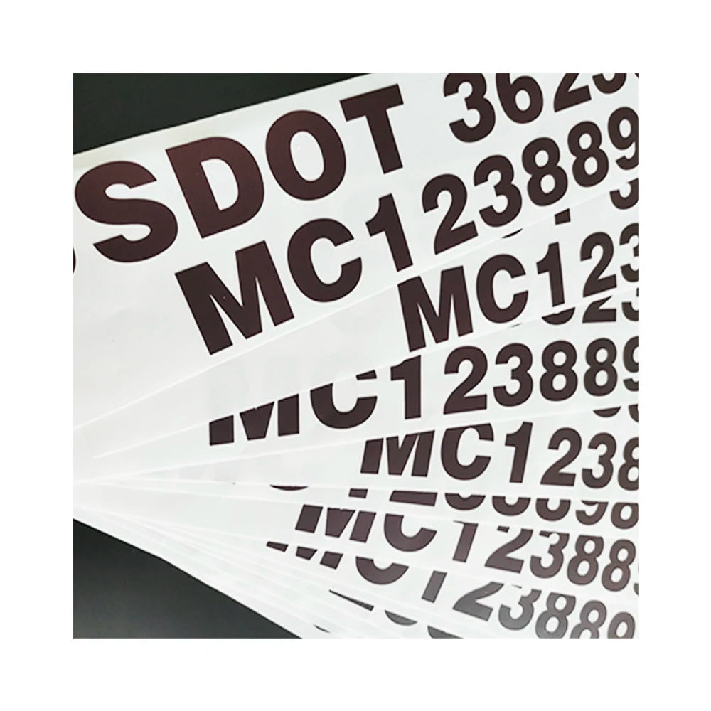 Custom Weatherproof Die Cut Logo Window Sticker Lettering Decals New Design Transfer Windshield Bumper Vinyl Car Automotive