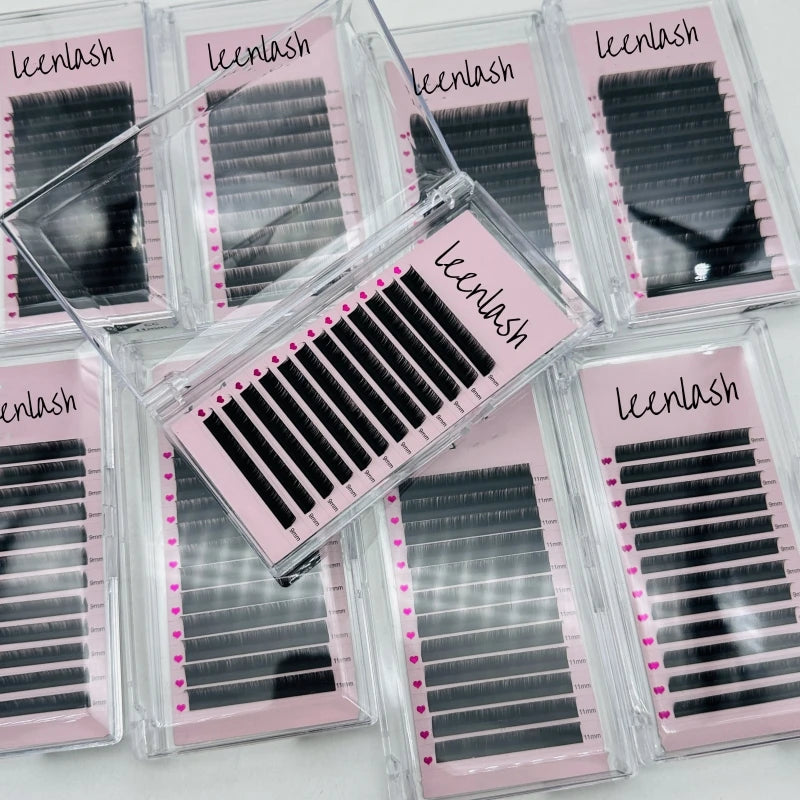 Wholesale Premium Cashmere Lash Extensions Supplies Individual Volume Lash Trays Private Label Eyelash Extensions