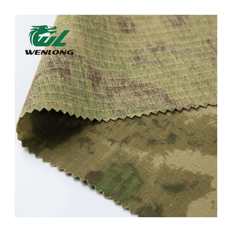 RTS T/C 8020 Polyester/Cotton Tear-Resistant Camouflage Ripstop Fabric for Tactical Gears & Dress