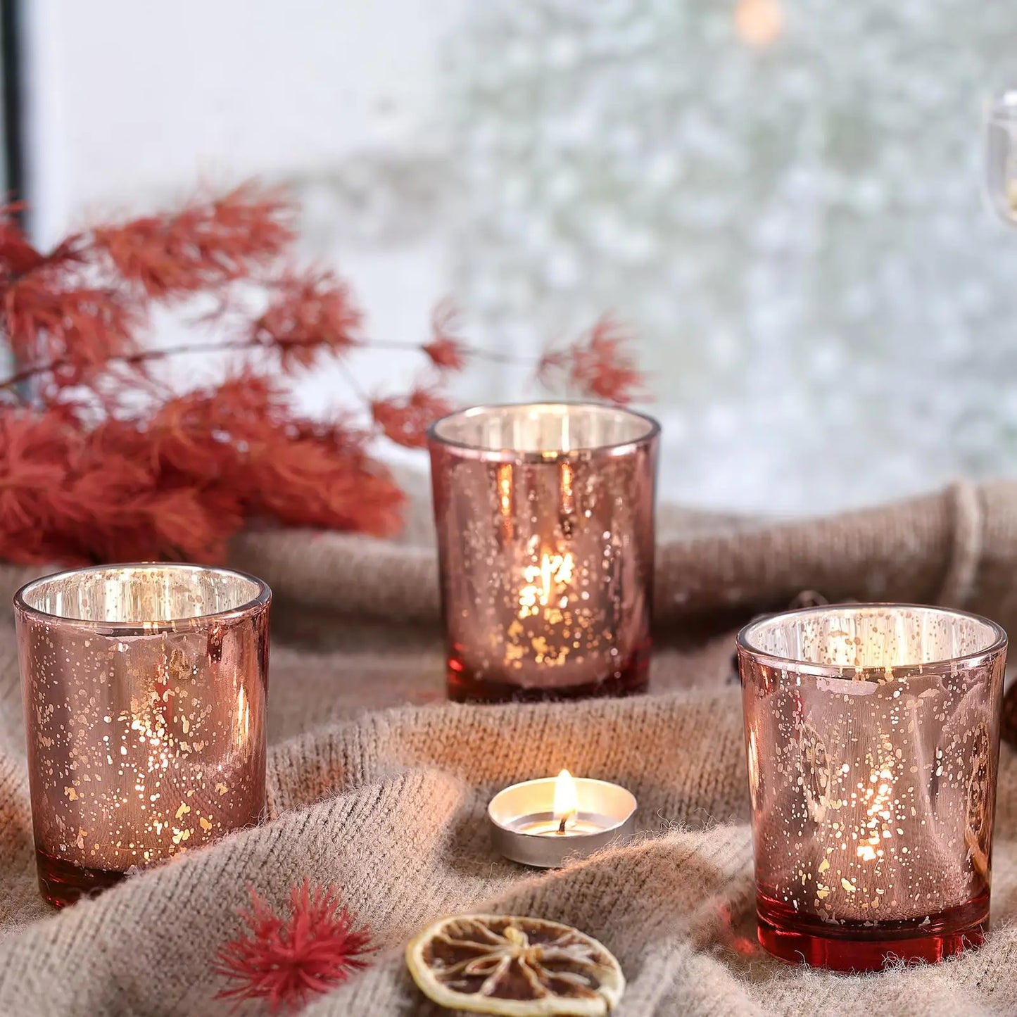 Luxury Modern Vintage Metal Glass Candle Holder Simple Home&Wedding Decoration Electroplated Candlestick Ware Starry Cup