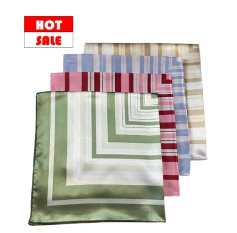 High Quality Customized Summer Polyester Scarf Fashion Soft Satin Printing Head Wear Bandana With Sublimation Printing Adults