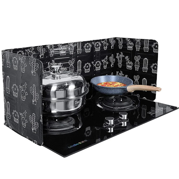 Good Quality Hotel House Oil Splatter Stove Guard Plate Aluminium Oil Splatter Guard