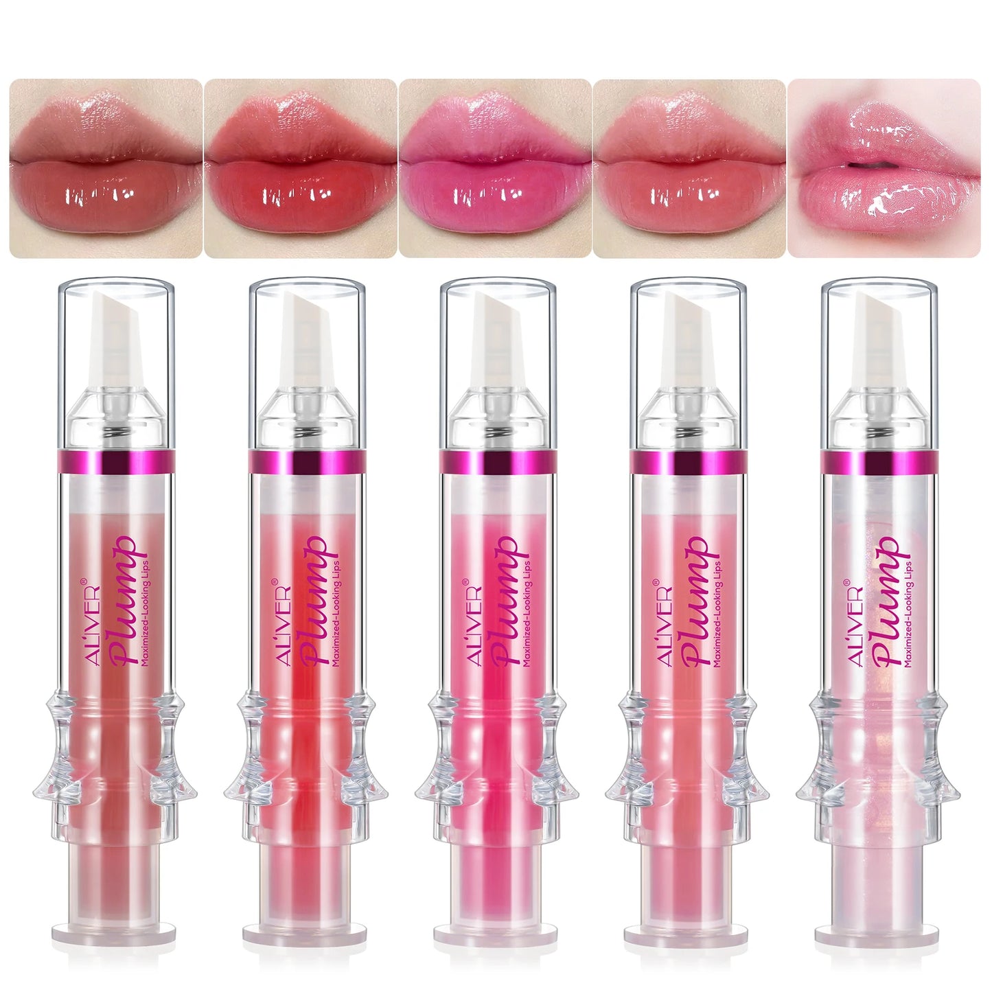 ALIVER Vitamin E 5ml Reduces Lip Lines Organic Honey Peppermint Lip Lightening Treatment Oilglow Plumping Lip Balm Oil