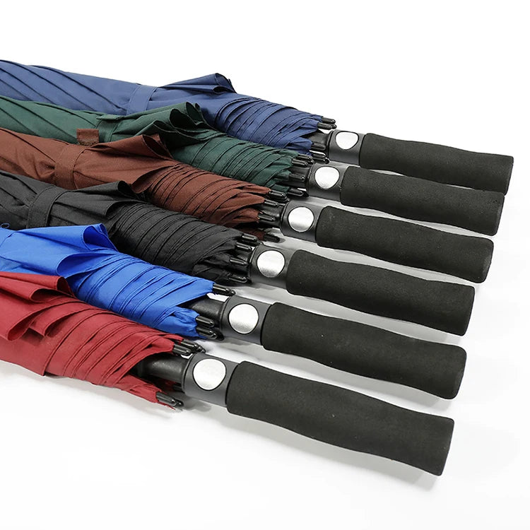 Wholesale Cheap Modern Travel Automatic Open Business Golf Big Umbrella Windproof Waterproof with Custom Logo