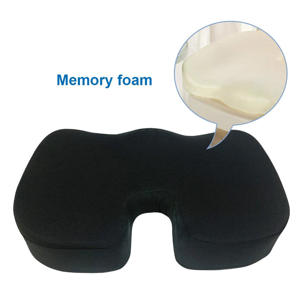 Top Selling Custom U-Shaped Memory Foam Chair Massage Cushions 37*45 cm Washable Cushion Covers Lumbar Pillows & Seat Cushions