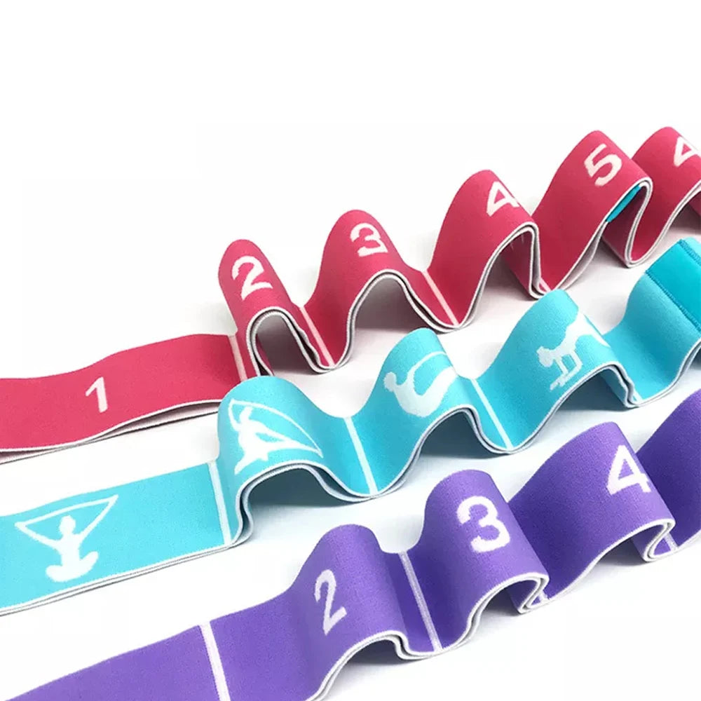 Elastic Yoga Tension Band Resistance Stretching Yoga Band for Pilates