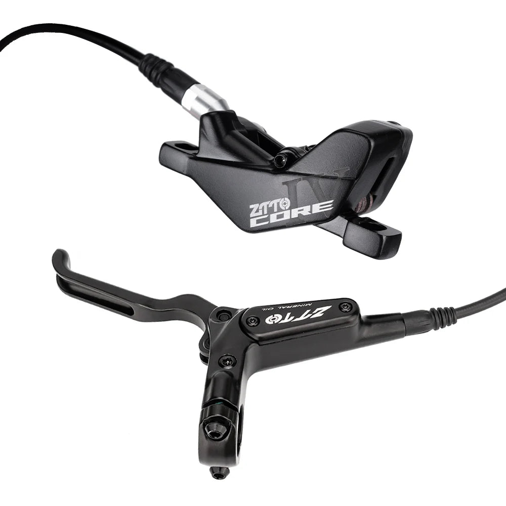 ZTTO MTB 4 Pistons Oil Pressure Bicycle Hydraulic Brake Split Lever Rear Calipers Oil Disc Brake