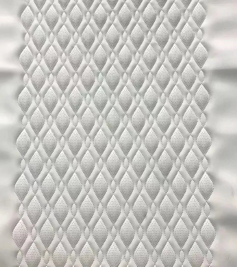 Microfiber Punched Leather Embossed Automotive Upholstery Seats Waterproof PU for Cars Chairs Home Textiles and Decor