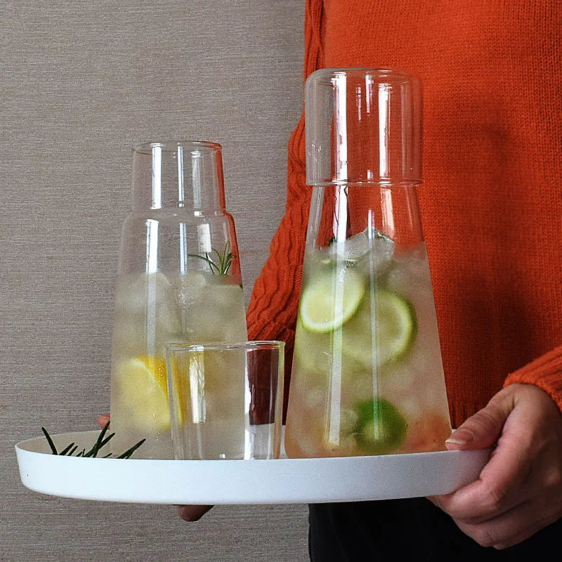 Summer Large Capacity Household Anti-simple Daily Lemon Ice Drink Glass Set  Teapot Cold Kettle Cup