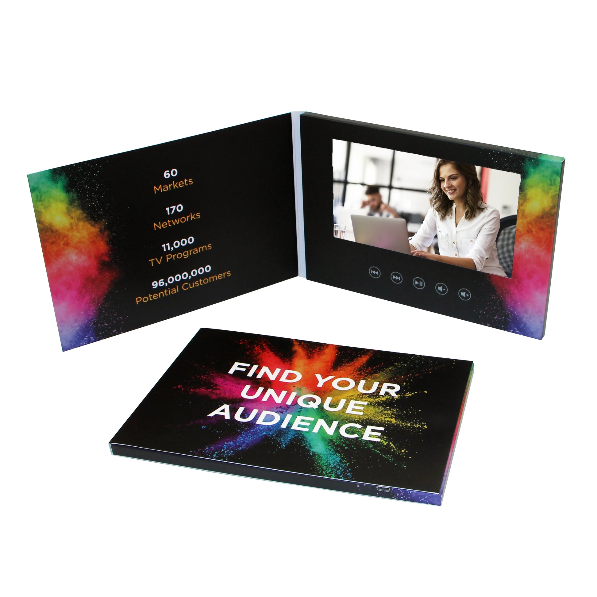 Best Selling Lcd Screen Box As Luxury Business Card Promotional Gift Advertising Mailer Box Video Brochure