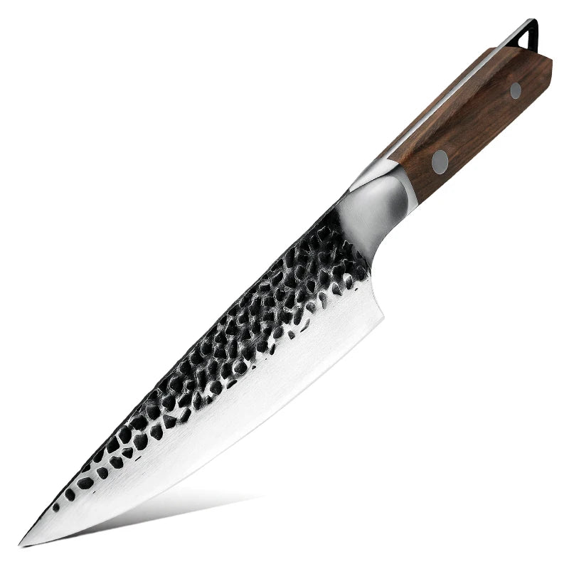 New Design Hand Forged High Carbon 5cr15Mov Stainless Steel Kitchen Chef Knife