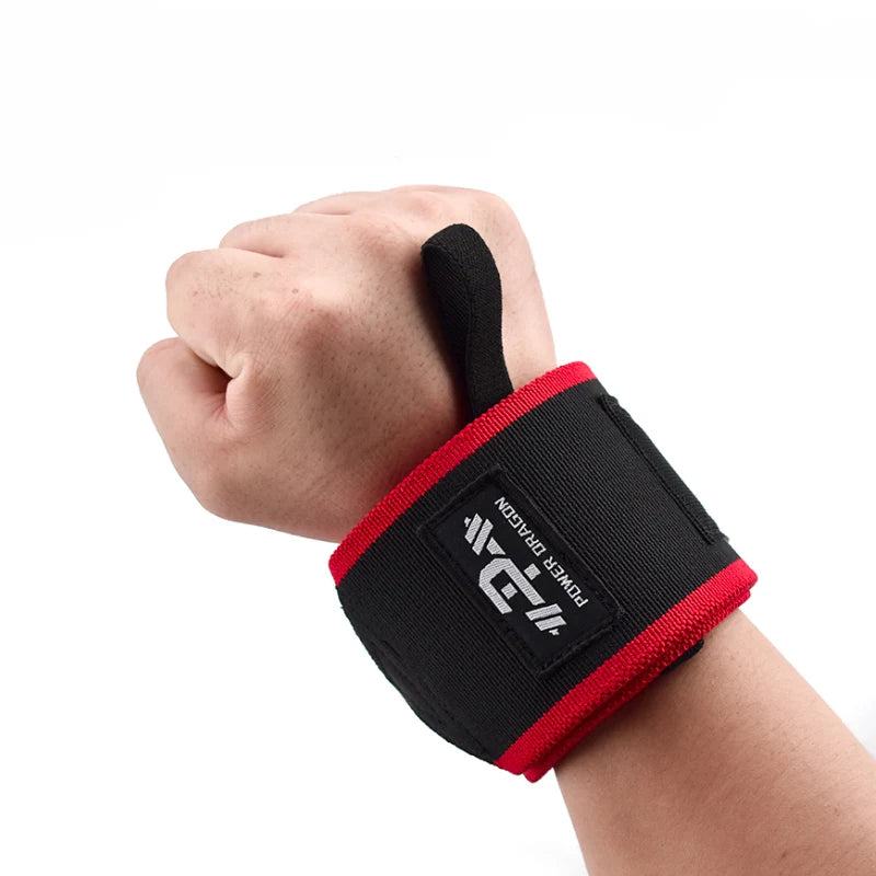 POWER  DRAGON  Powerflifting Heavy Duty Strength Custom Logo Weightlifting  Wrist Wraps Elasticity Wholesale Wrist Straps